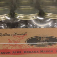 Golden Harvest Mason Jars